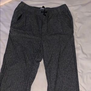 Gray jogger jeans